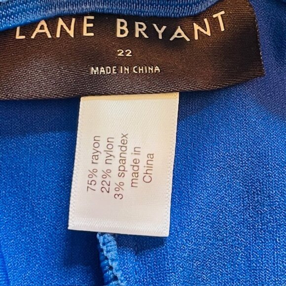 Lane Bryant NWT 4 Season Slim Capri Pant Surf the Web New Size 22 - Picture 8 of 9